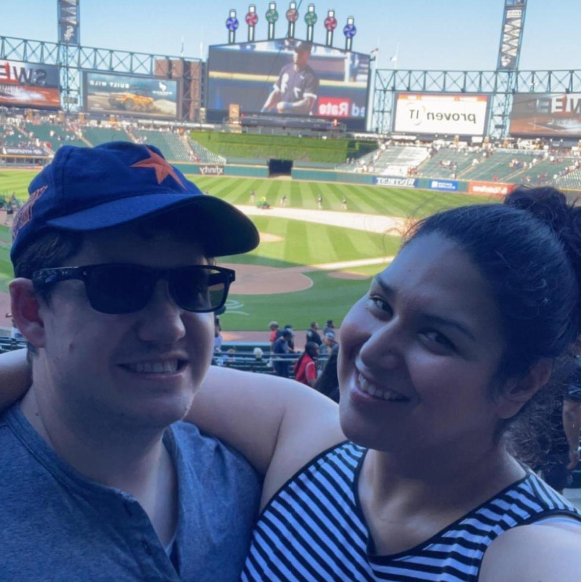 The only man that can get me to a Sox game..