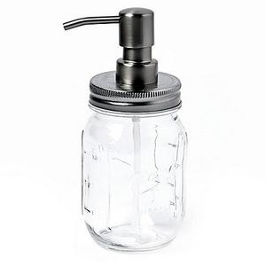 Glass 16 oz. Mason Jar Soap Dispenser