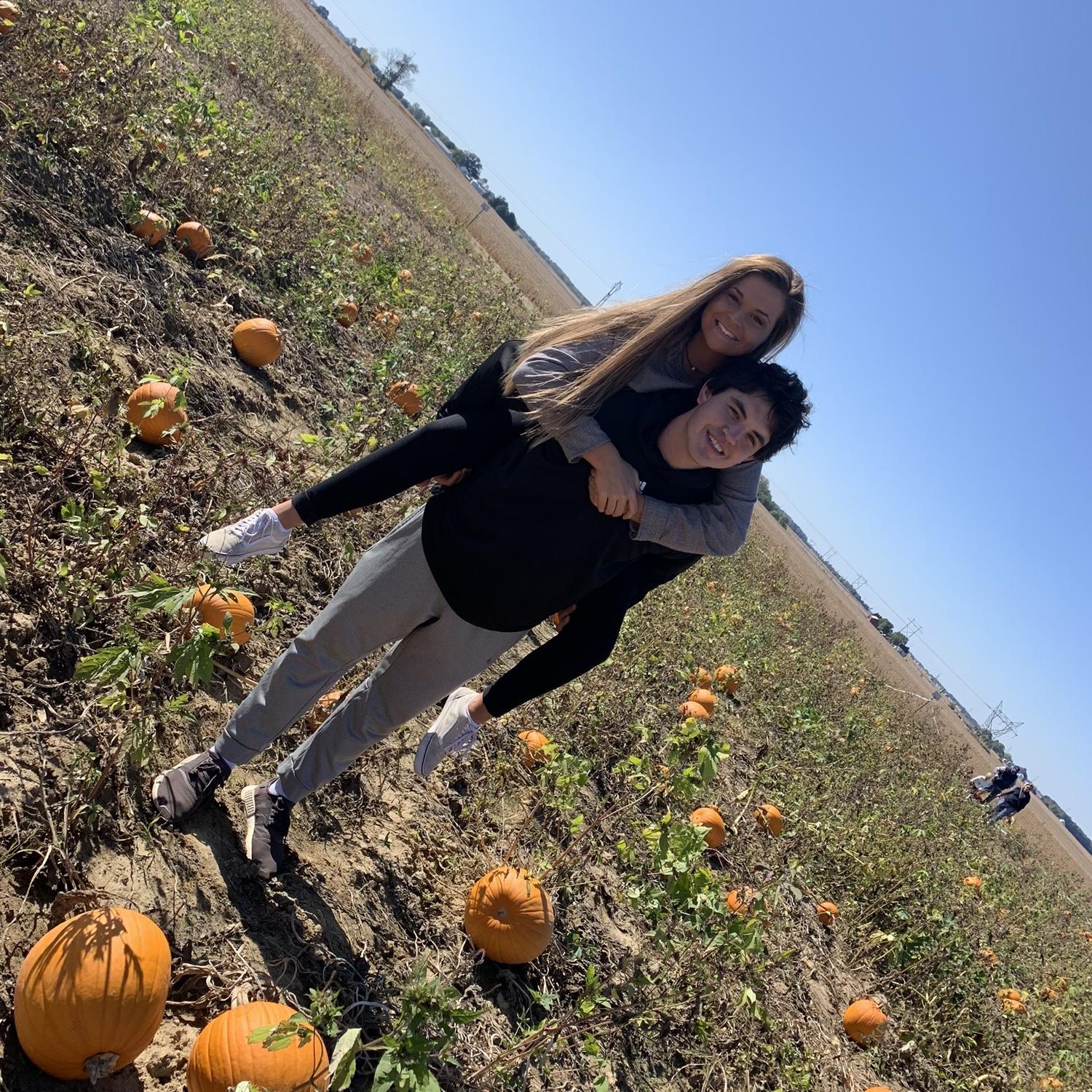 First pumpkin patch trip with friends in 2019.