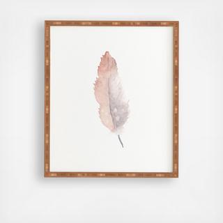 Freedom Feather Framed Wall Art