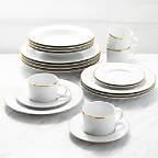Maison Gold Rim 20-Piece Place Settings