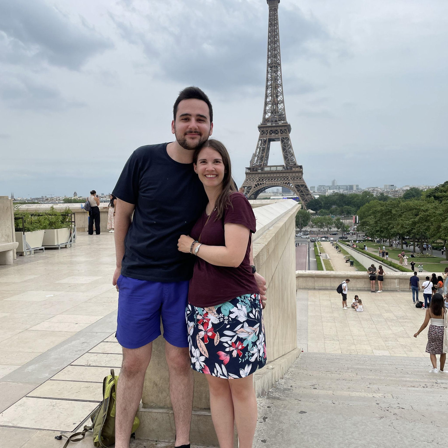 Our first trip together only 8 months into dating. Bonjour Paris!