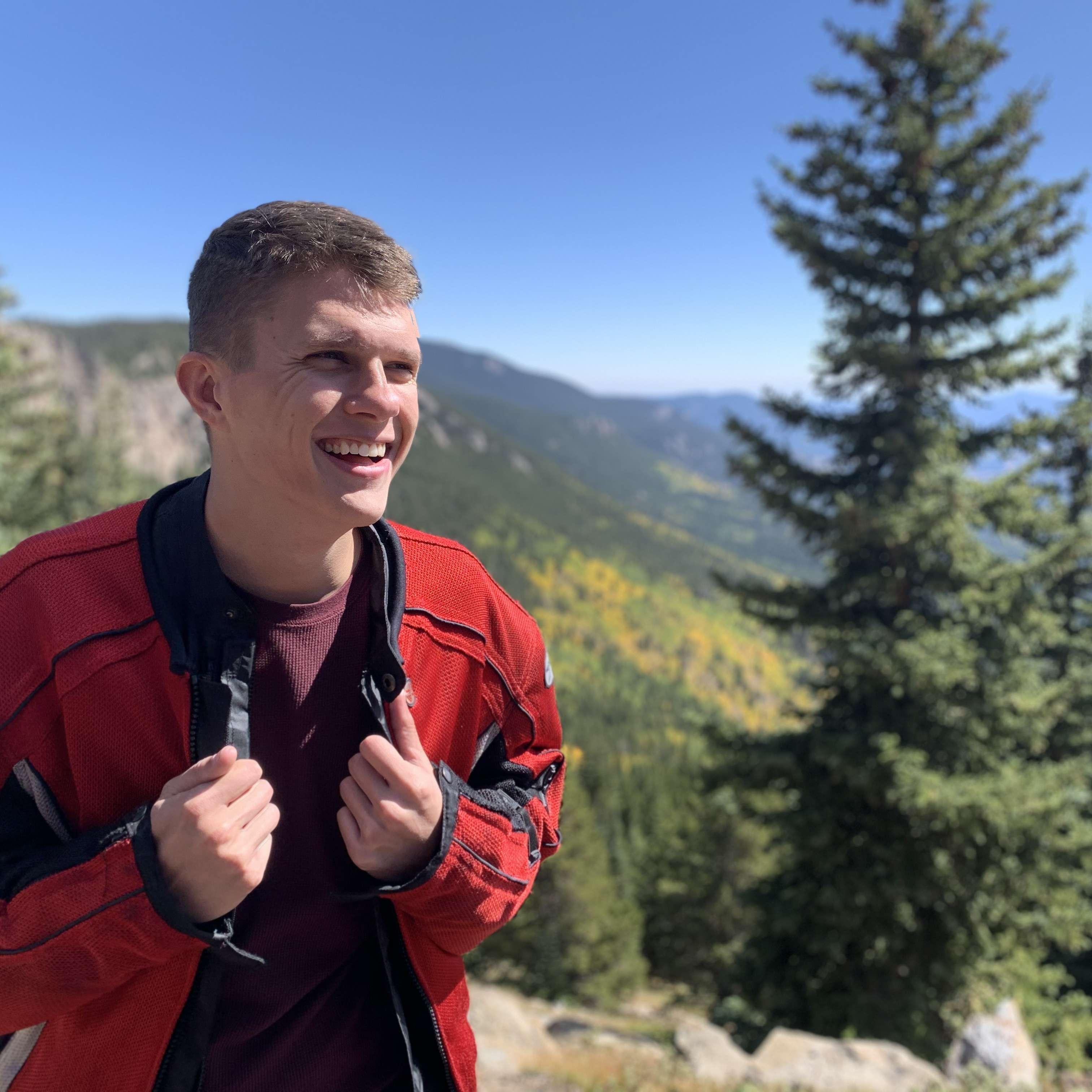Motorcycle ride near Mount Evans