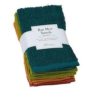 Design Imports 8-Piece Terry Kitchen Towel and Bar Mop Dish Cloth Set in Rustic