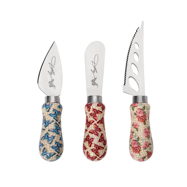 Dolly Parton 3-Piece Assorted Cheese Knife Set for Entertaining and Serving