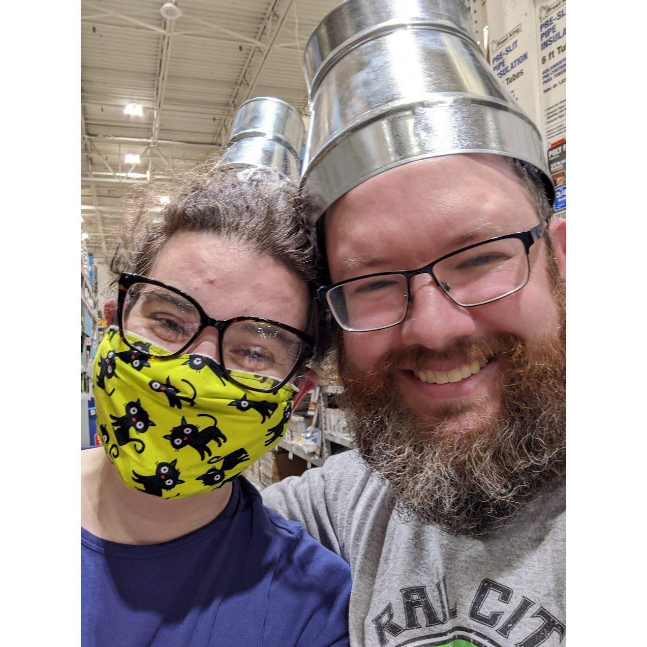 Even a brief trip to Lowes isn't without fun when I'm with you!