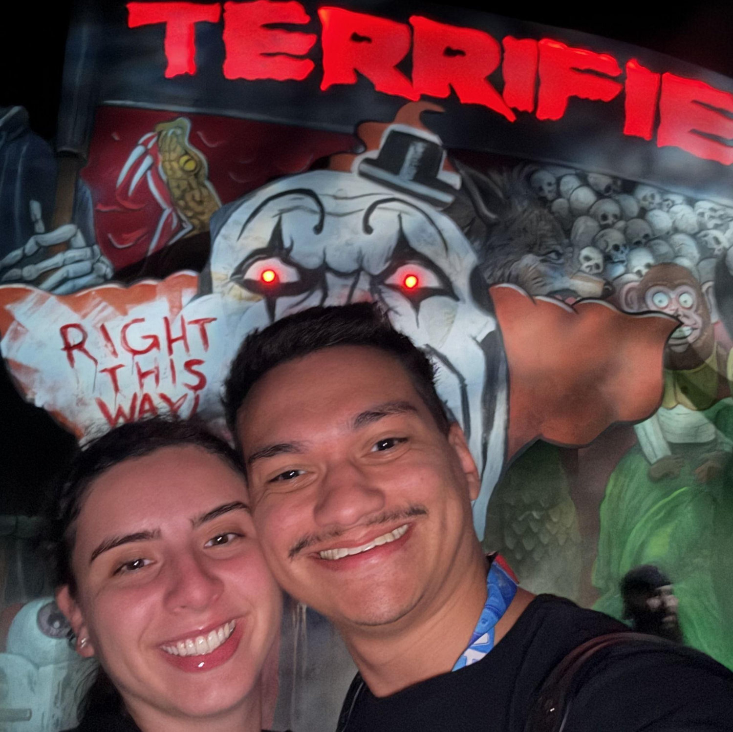 HHN 2026 - First Terrifier “victims” of the night.