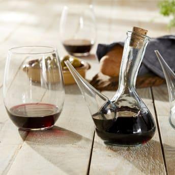 Glass Porrón Wine Pitcher
