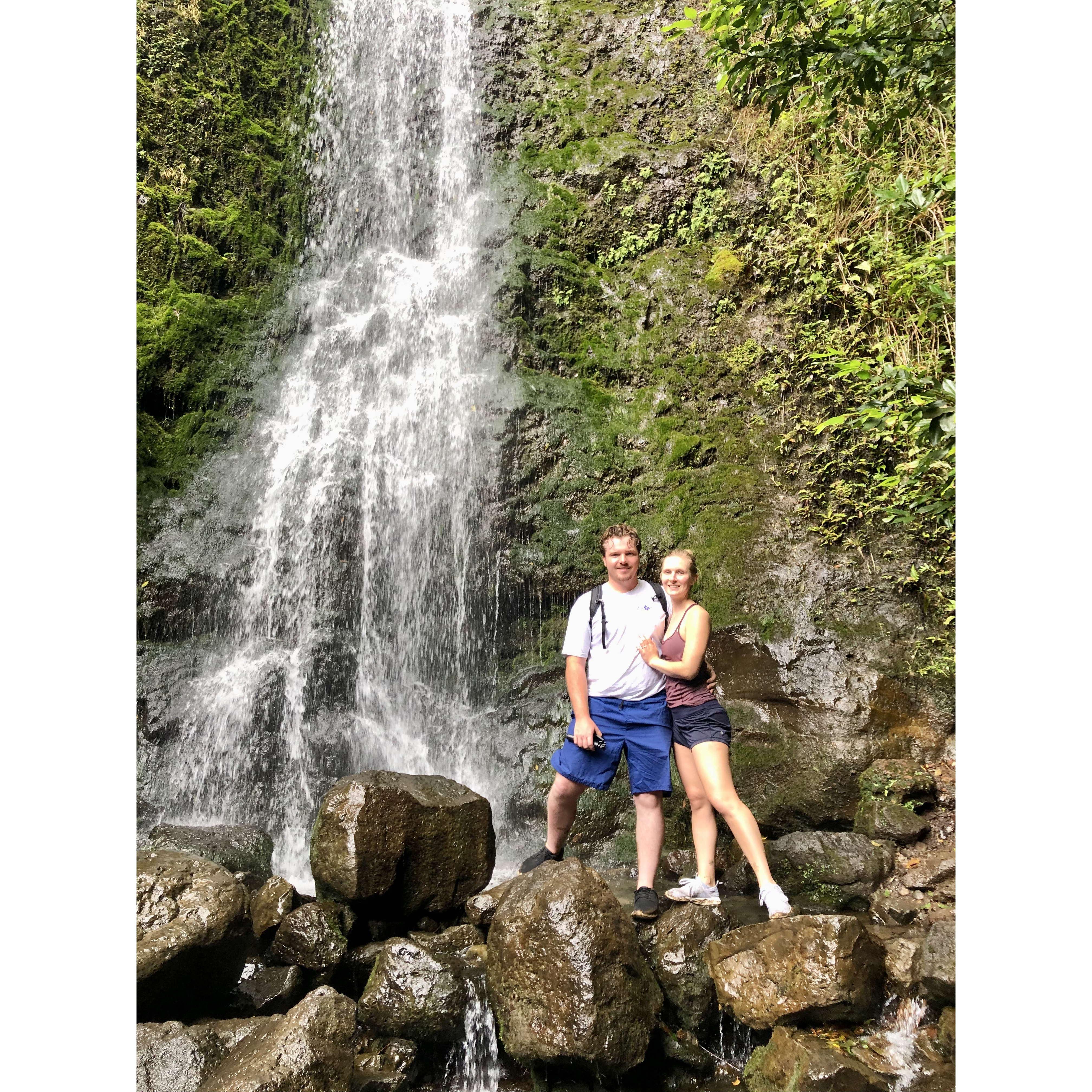 Waterfall Hike, Hawaii, 2021