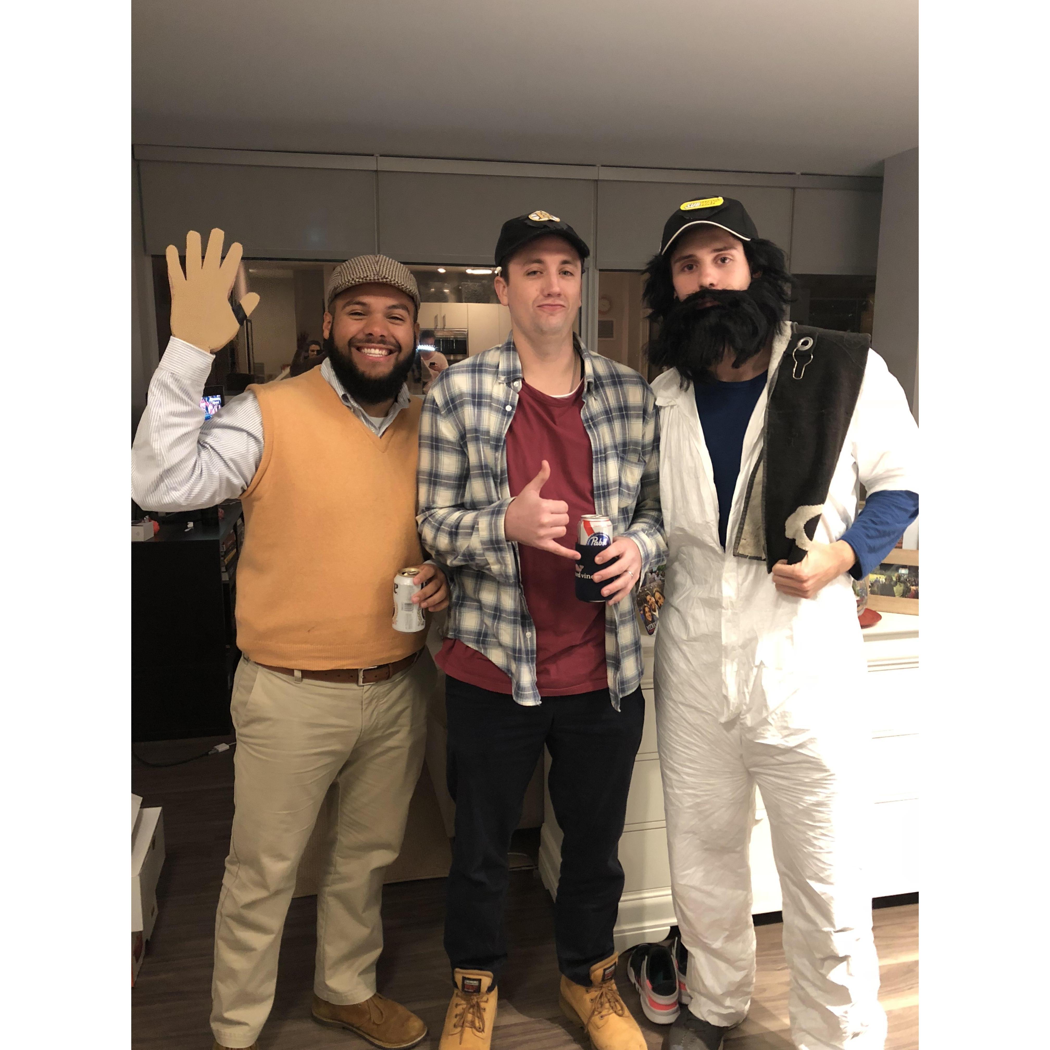 Chubbs Peterson, Happy Gilmore, Otto the Caddy
Josh, Brendan, and Zach