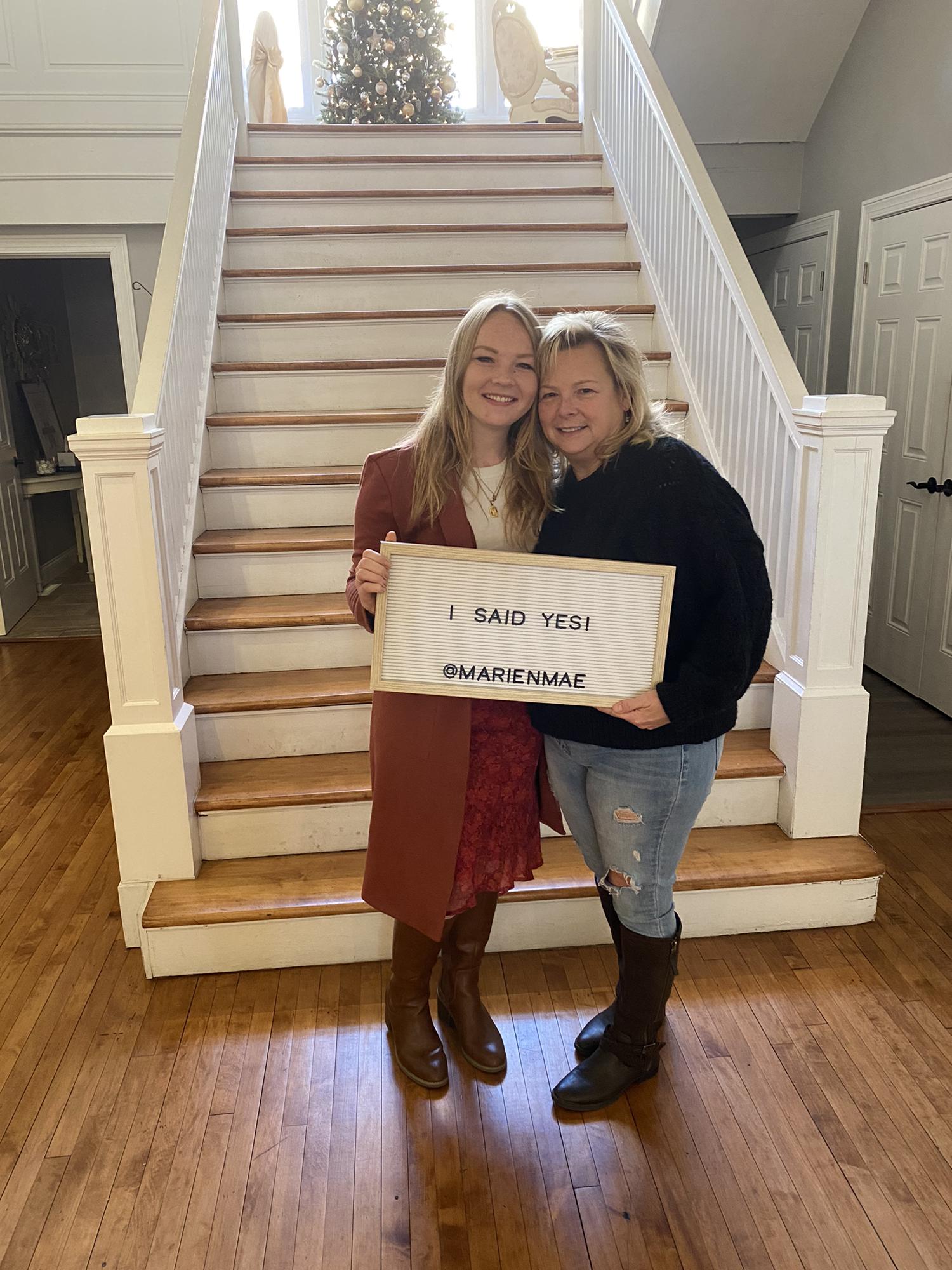 Said yes to the dress at Marien Mae Bridal Boutique in LaSalle, IL