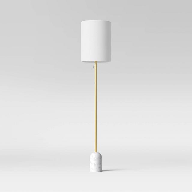 Marble Base Floor Lamp (Includes LED Light Bulb)White - Project 62™