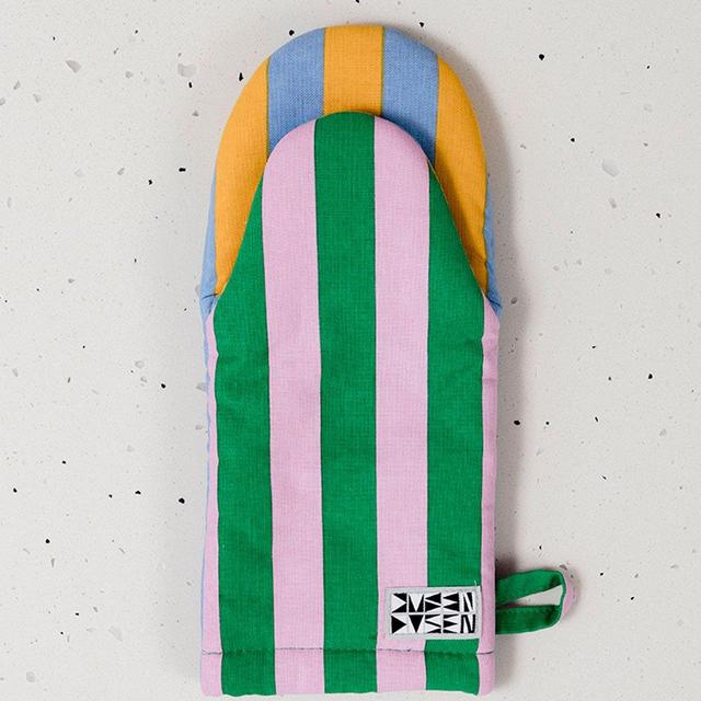 dusen dusen Berry Stripe Oven Mitt