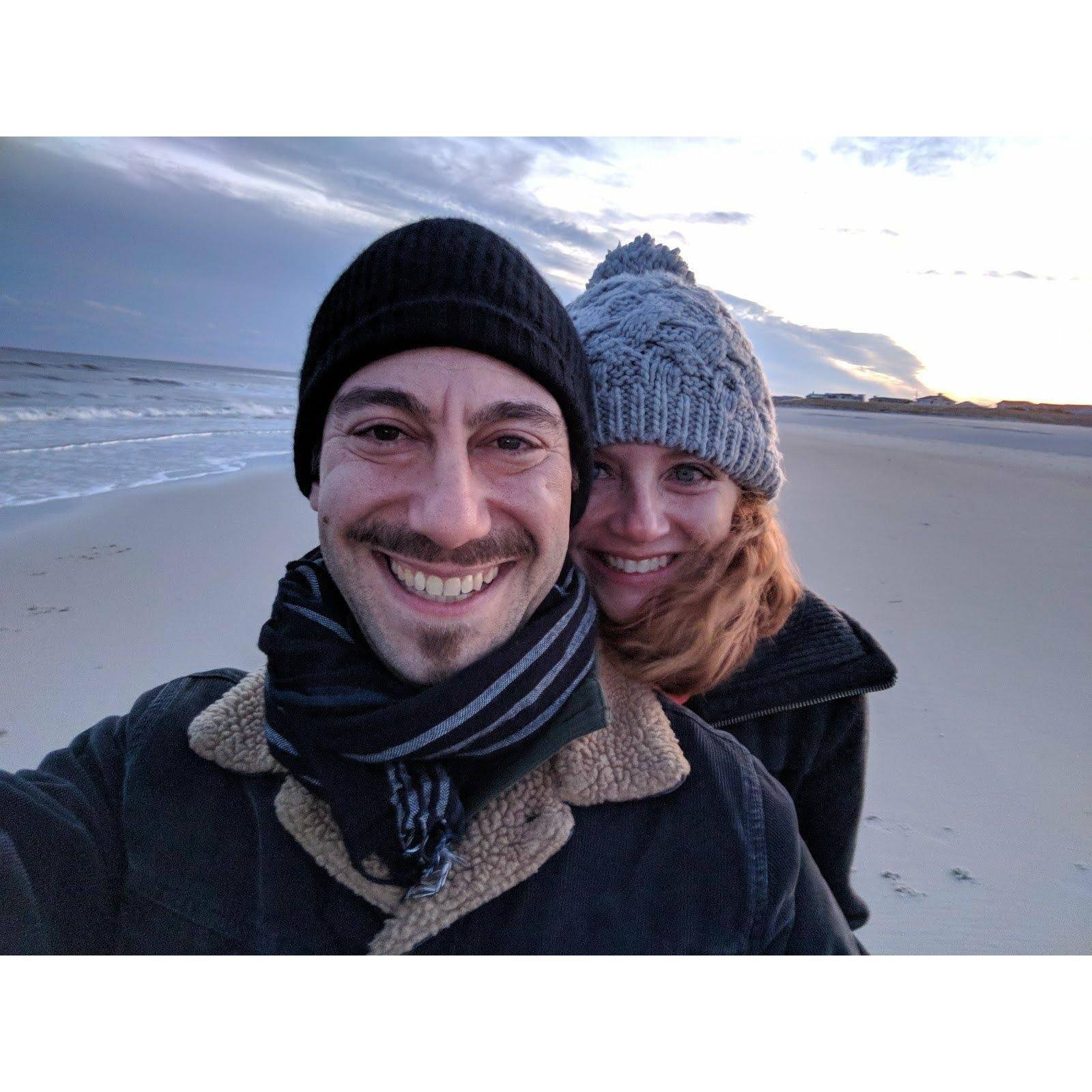Down the shore!