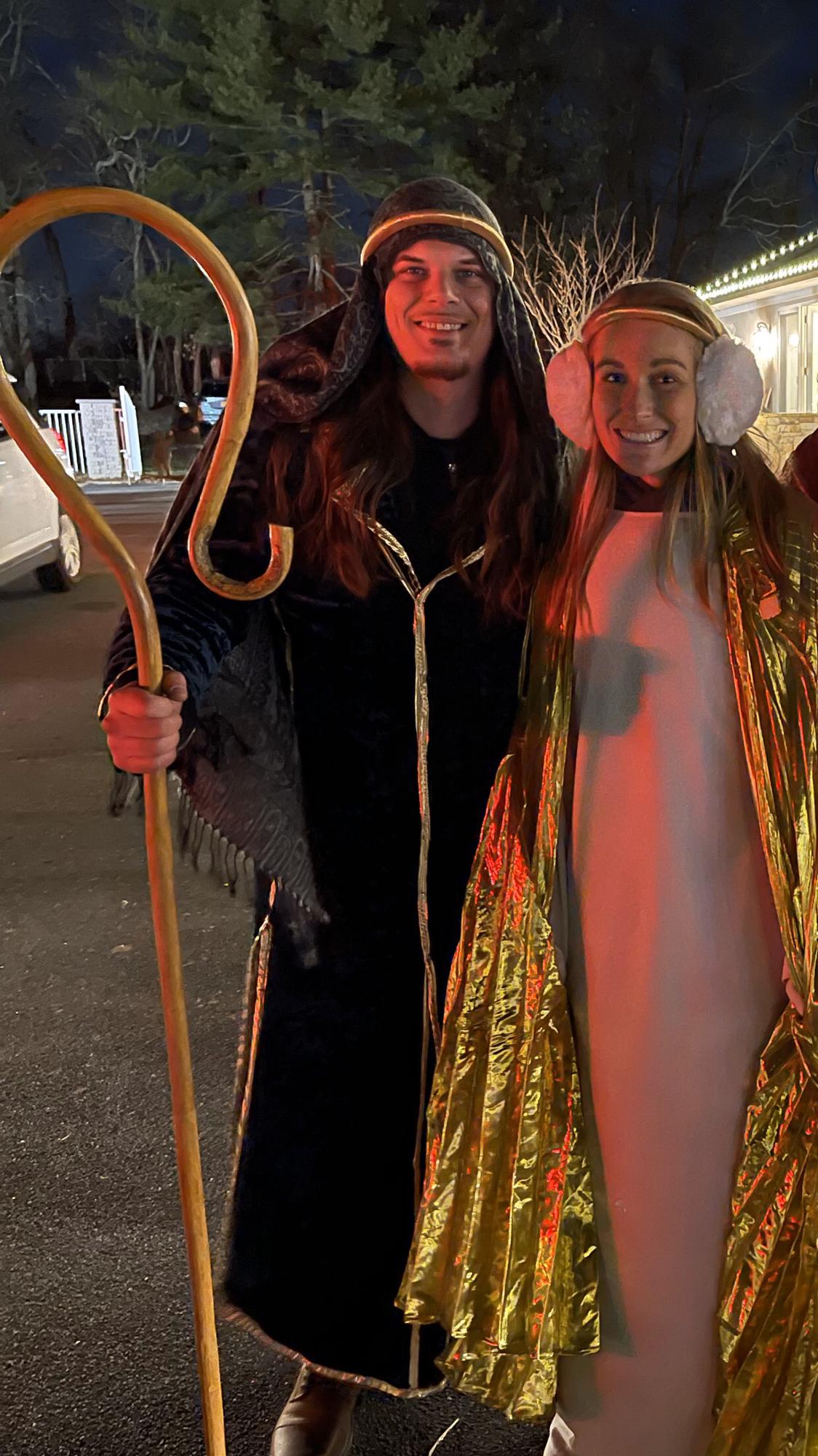 Joined the live nativity for Wigs & Wishes