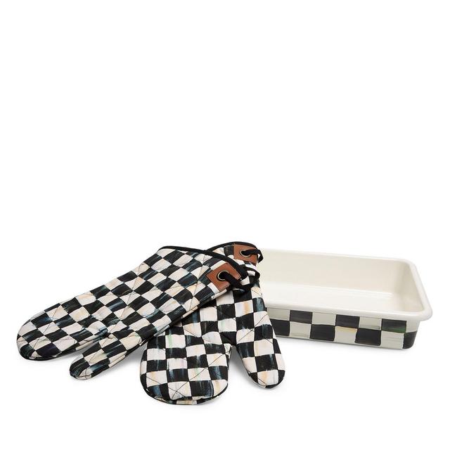 Mackenzie-Childs Royal Check Baking Set