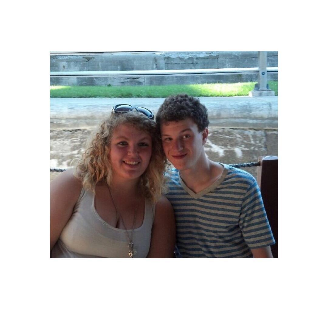 This picture was taken about a year into dating. Such babies!!