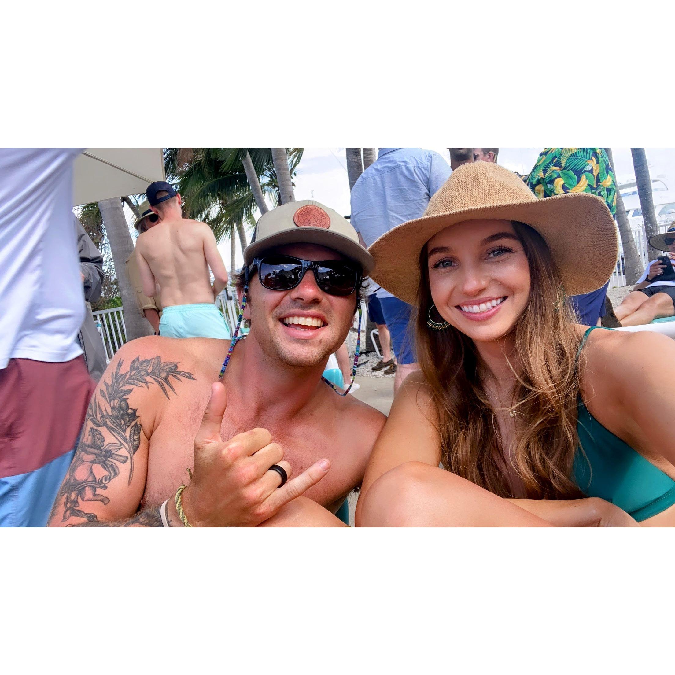 Our first trip to Key West, when Jake completed dive school