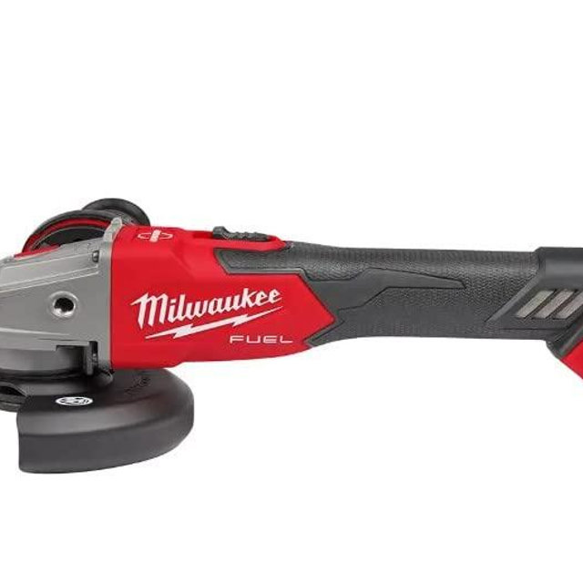 M18 FUEL 18V Lithium-Ion Brushless Cordless 4-1/2 in./5 in. Braking Grinder with Slide Switch (Tool-Only)
