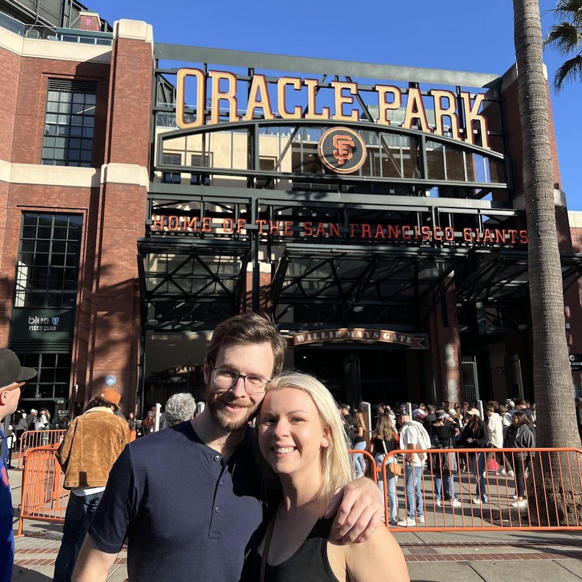 Our first MLB game!