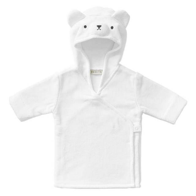 Super Soft Winter Bear Nursery Robe, White