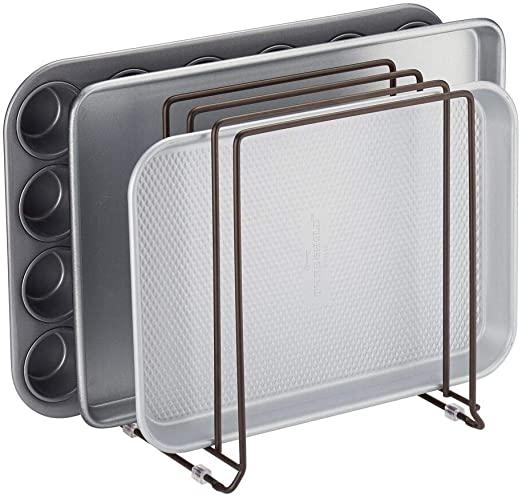 mDesign Metal Wire Organizer Rack