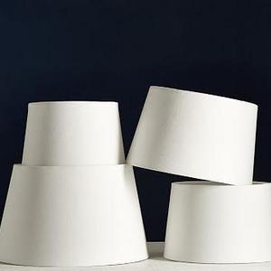 Gallery Tapered Lamp Shade, Rolled Edge