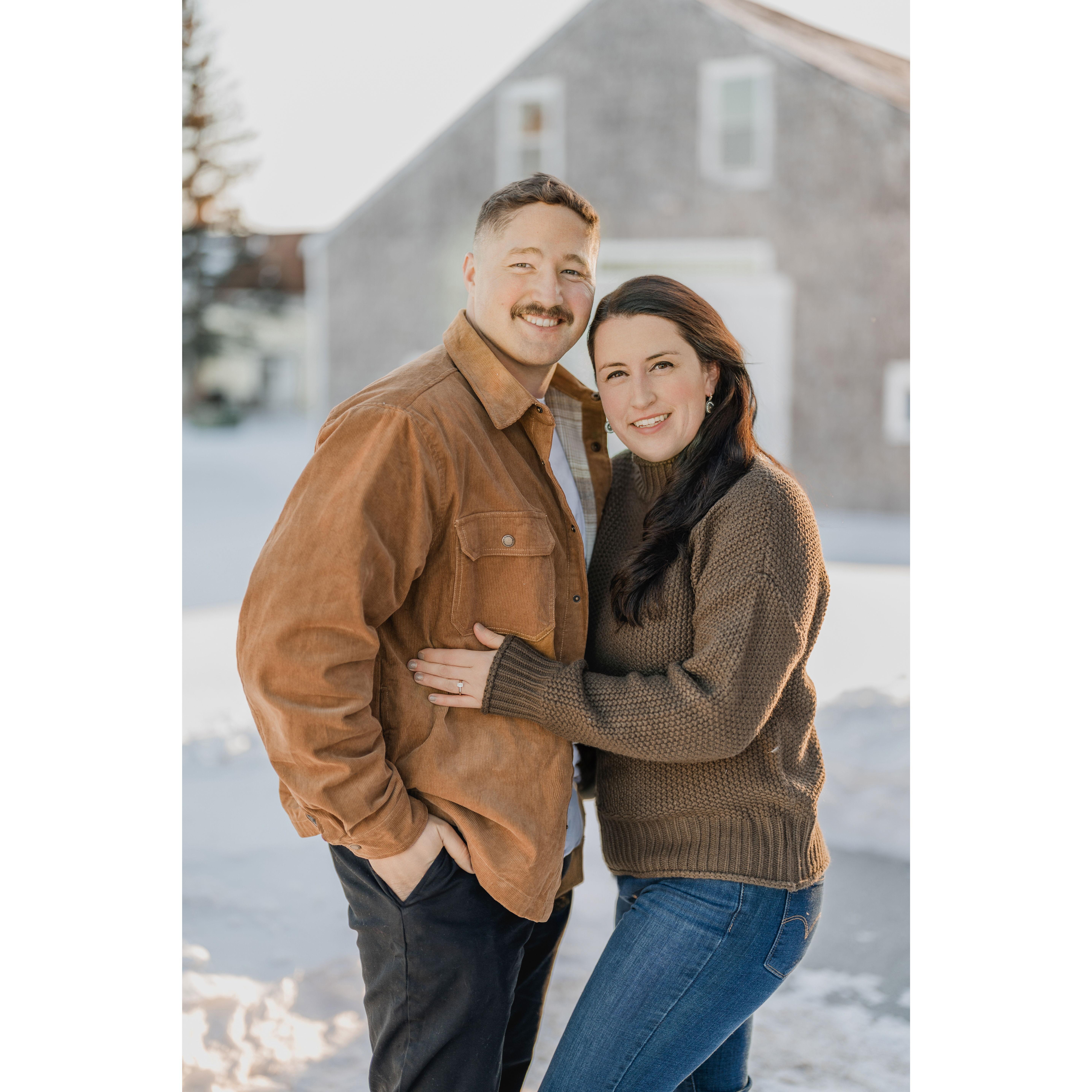 Some of our favorite pictures from our engagement shoot on Valentine's Day 2025.
