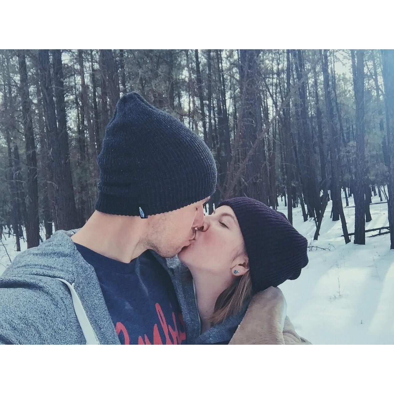 Our first trip to the snow- Flagstaff- December 19th 2015