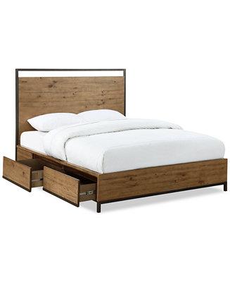 Gatlin Storage King Platform Bed, Created for Macy's