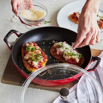 Staub Heritage All-Day Pan with Domed Glass Lid, 3.5 qt.