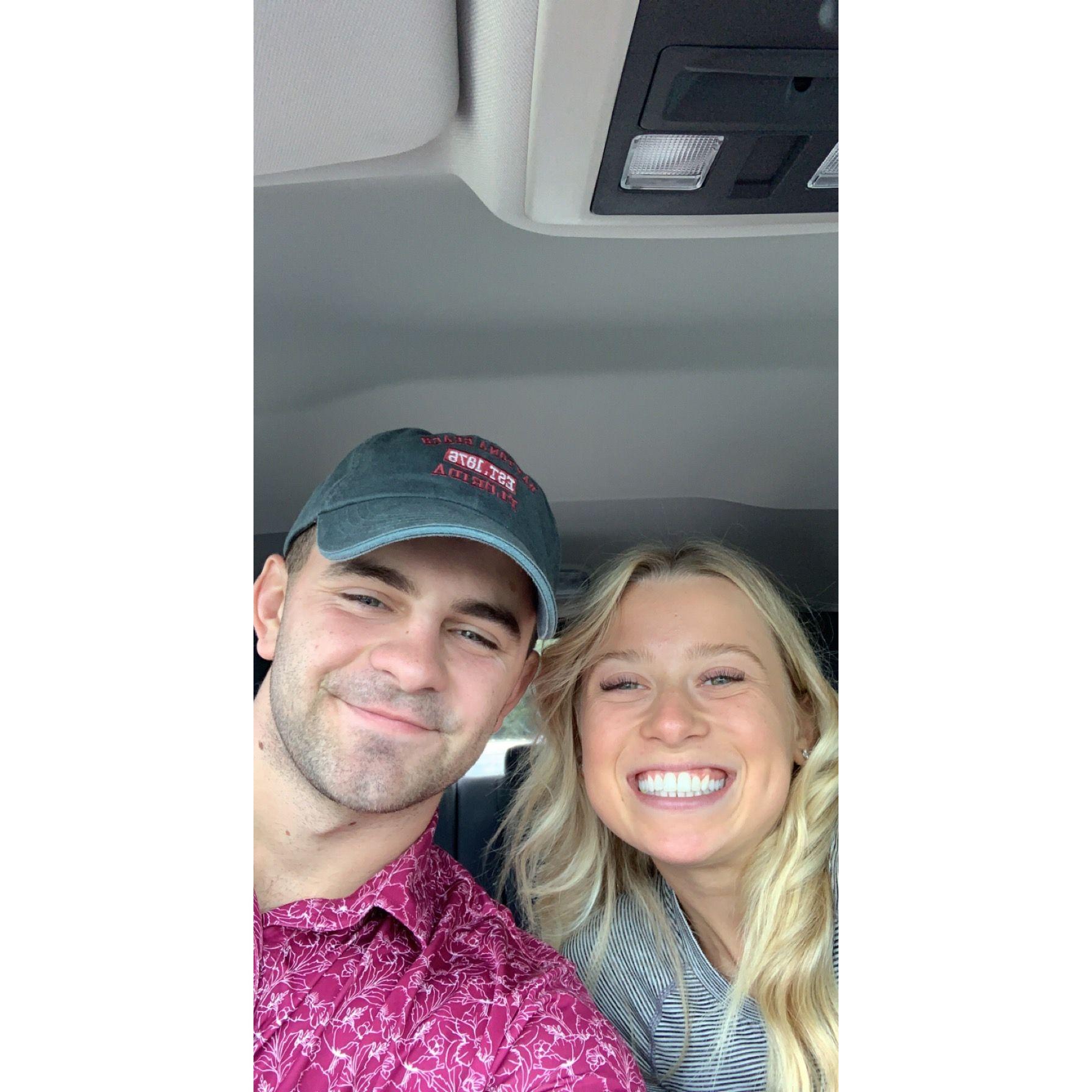 On our way to a rock cave