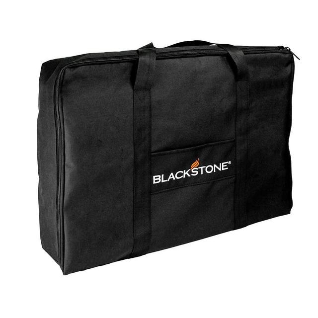 Blackstone Tabletop Griddle Cover & Carry Bag, 1722, Portable BBQ Grill Griddle Carry Bag & Cover for Travel - 600D Heavy Duty Weather Resistant Accessories, Black, 22 inch
