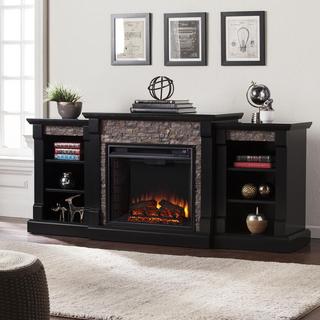 Gallatin Bookcase Fireplace