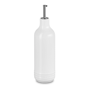 Le Creuset Stoneware Signature Oil Cruet, 20 oz., White