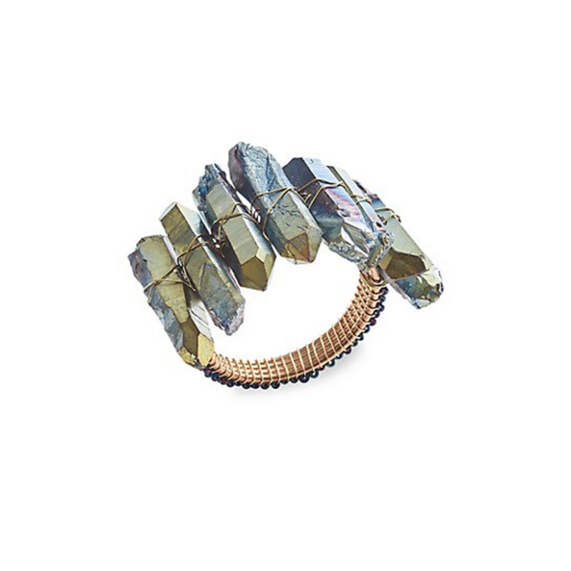 RADIANT NAPKIN RING IN MIDNIGHT