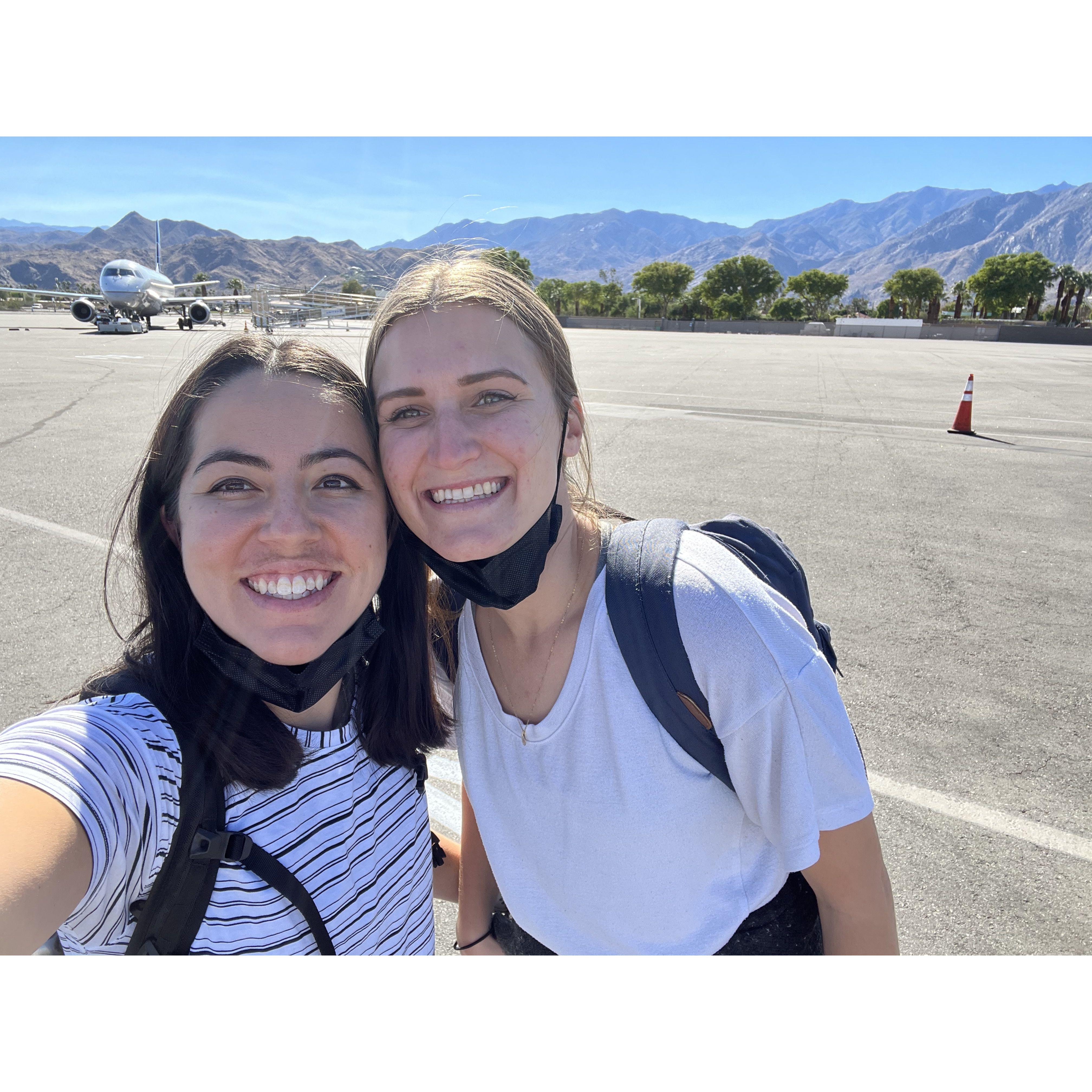 Sarah's first time in CA!