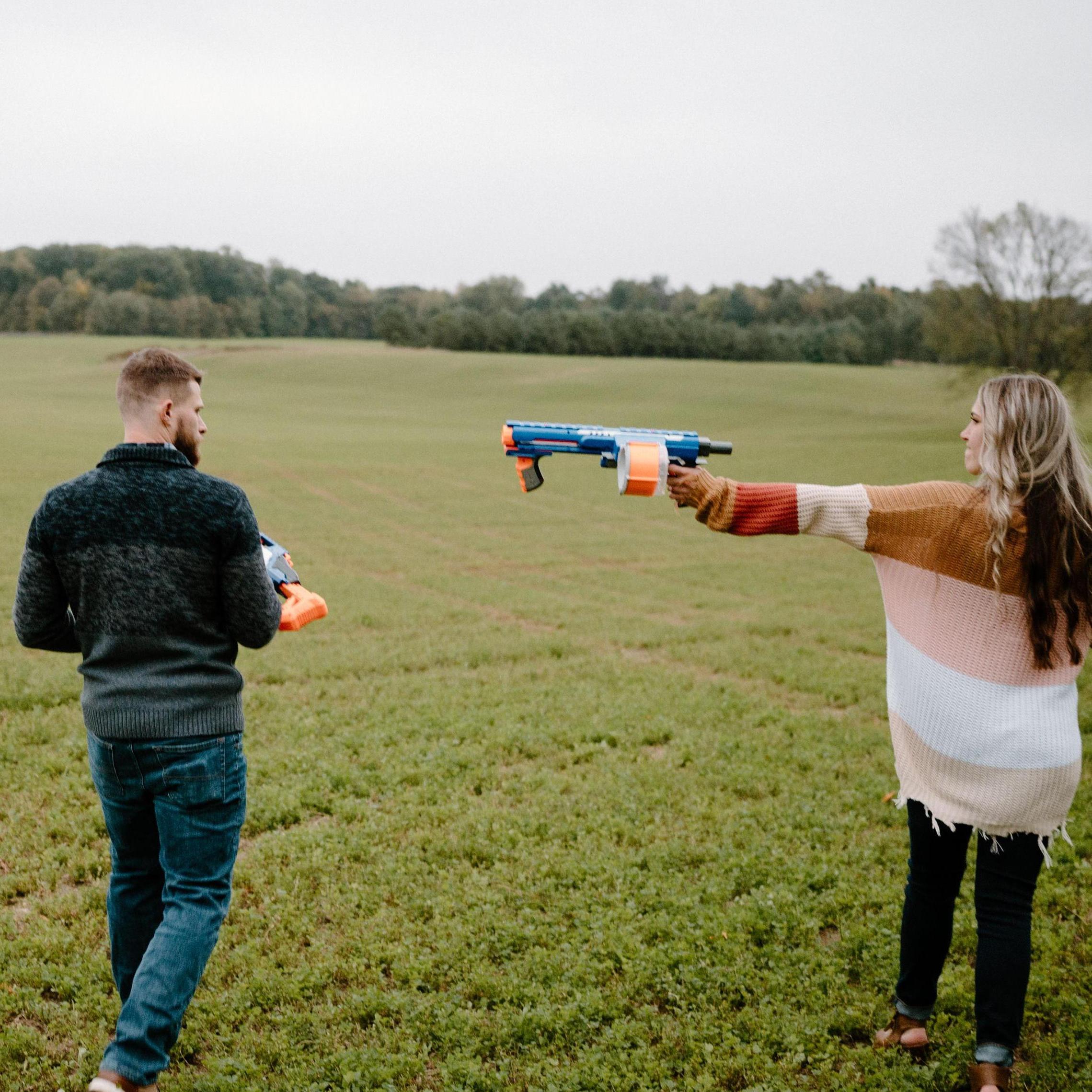 Wait for these Nerf Gun pictures to explain themselves...