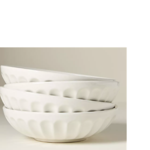 The Latte Stoneware Pasta Bowls, Set of 4: Amelie Edition