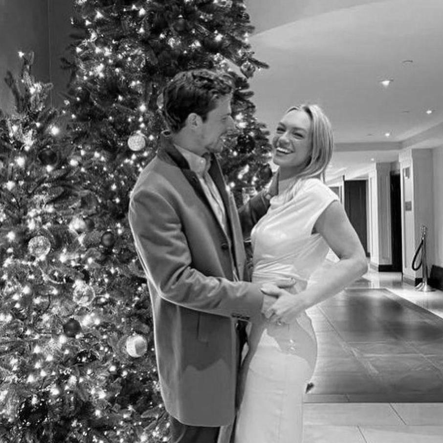 Soaking in our engagement at The Edgewater in Madison.