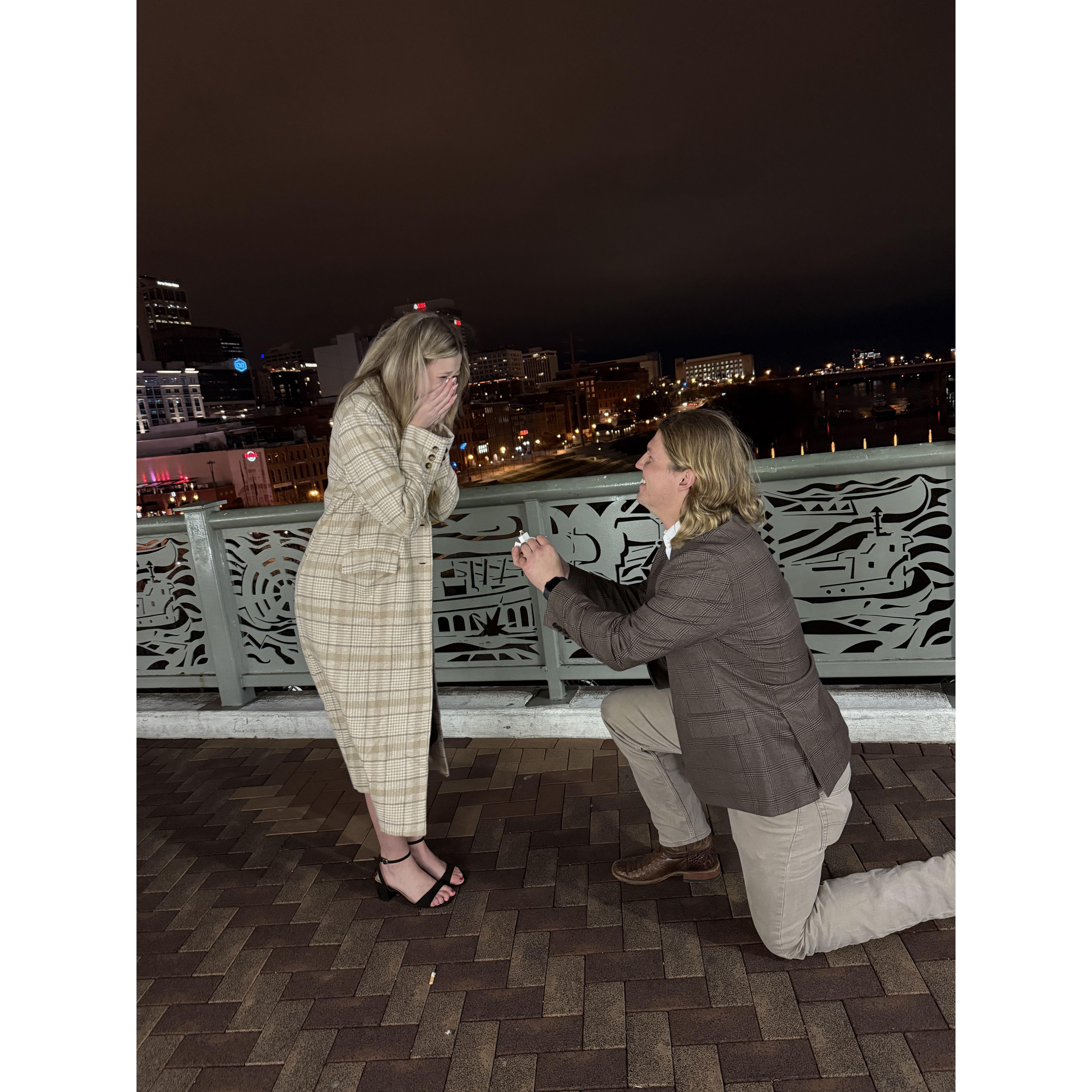 The engagement!
