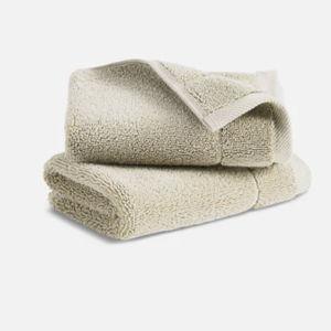 Super-Plush Turkish Cotton Washcloths, Stone