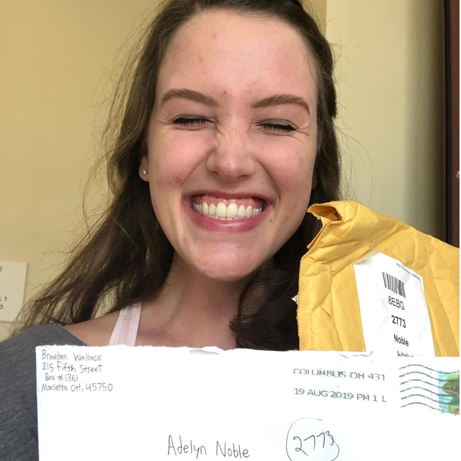 The first of many letters. When B and I returned to our college campuses the summer after we had our first "date" we kept in touch via letter. We still write each other letters to this day.