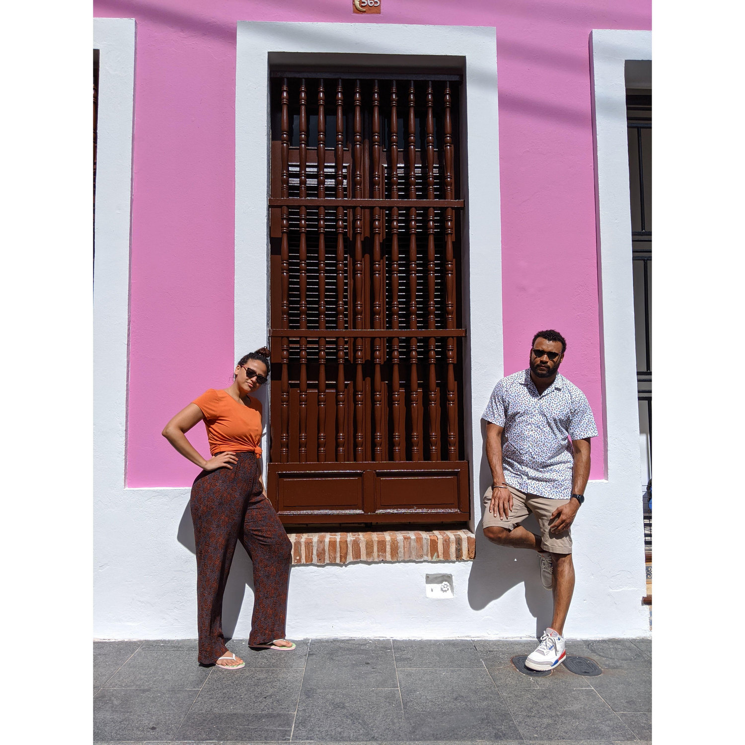 In Puerto Rico on our first trip together