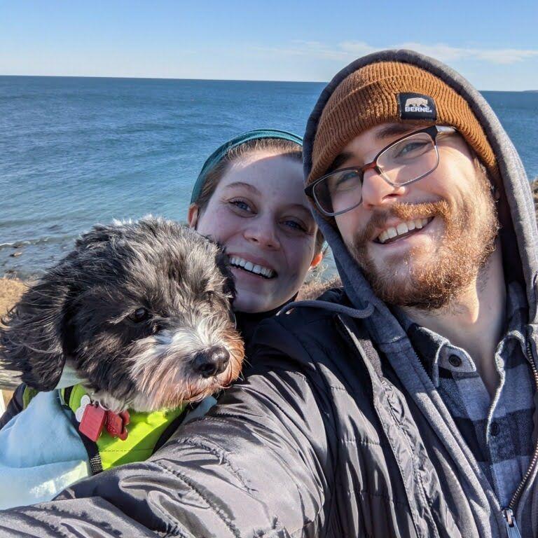 Everything is better with Sadie! Saquish, MA, 2021