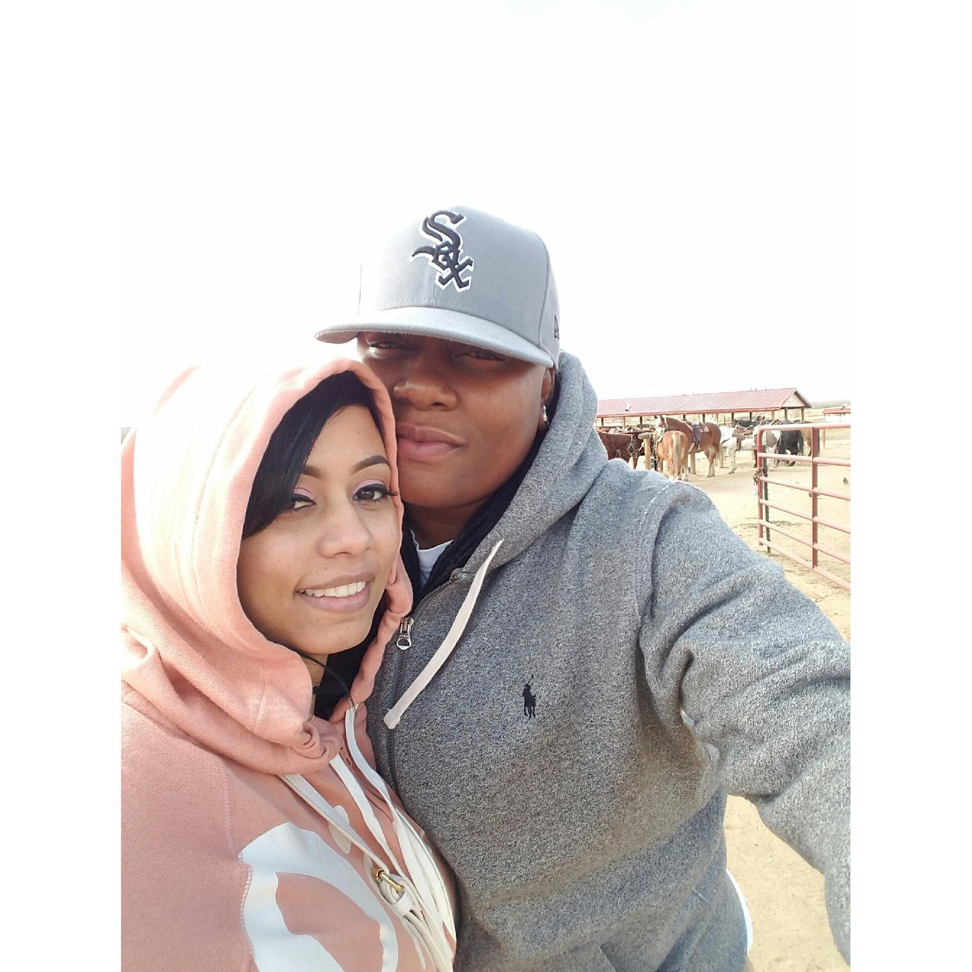 Our very 1st DATE EVER!!!!!!!!!!! Horseback riding in Denver Colorado! #2016