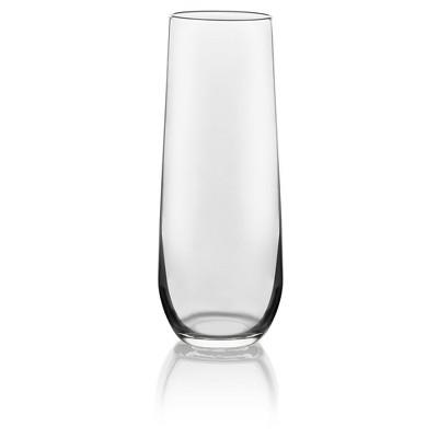Libbey Stemless Flute Glass Set of 12 - 8.5 oz