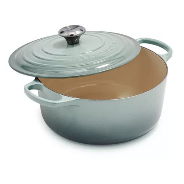 Le Creuset Signature Round Dutch Oven, 5.5 Qt. - Sea Salt