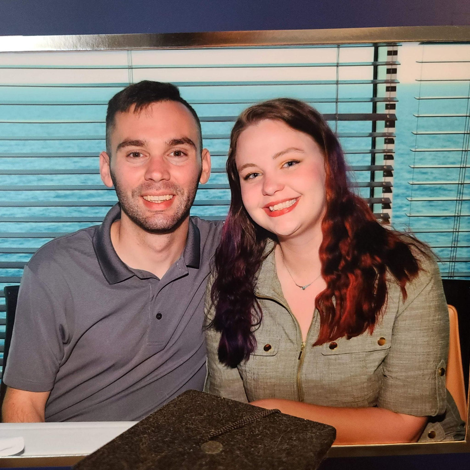 Ocean, Middle Dinner on our first vacation together