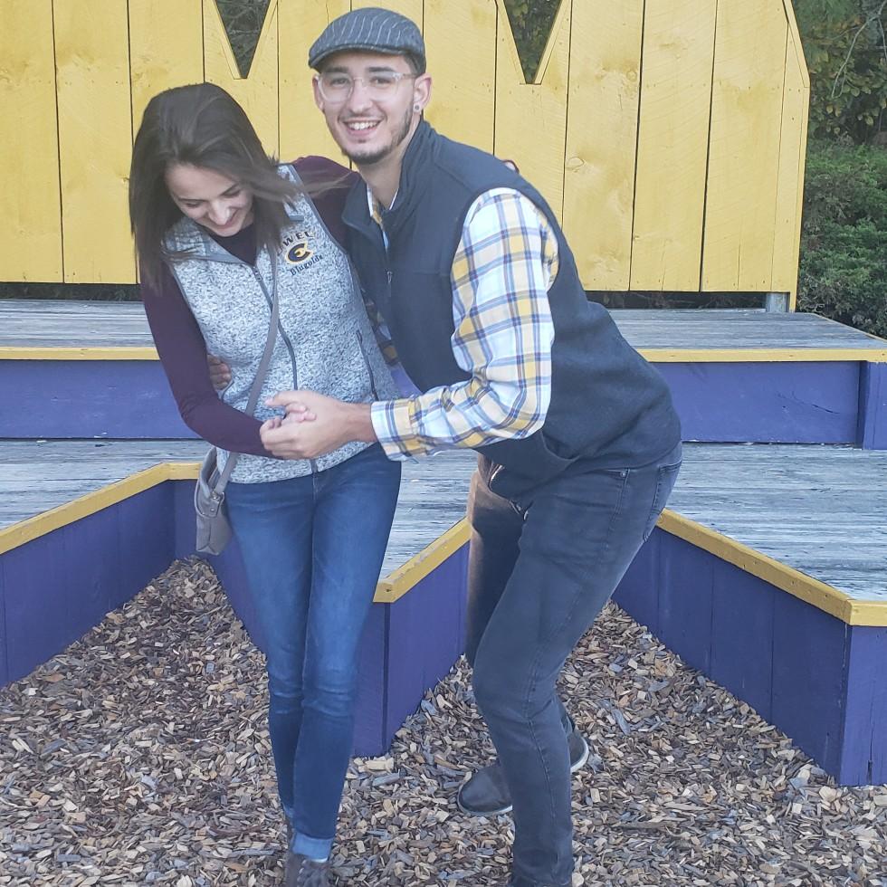 Taking awkward pictures at King Richard's Faire!